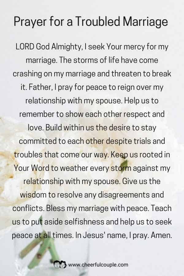 Image of Prayer for a Troubled Marriage