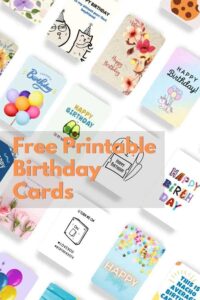 Birthday Cards to Print for Free - 100 Cute and Lovely Cards