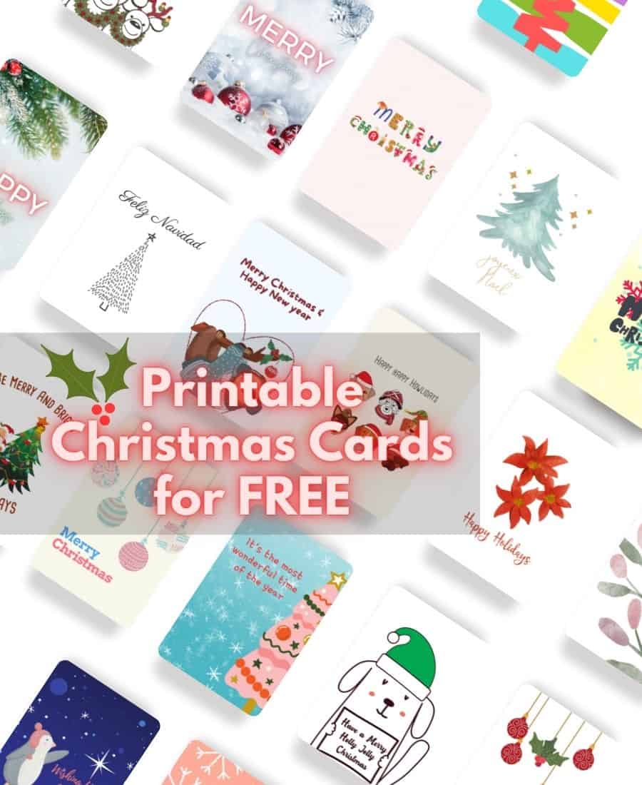 Printable Christmas Cards - Venngage
