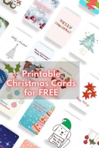 50+ Printable Christmas Cards for Free - CheerfulCouple